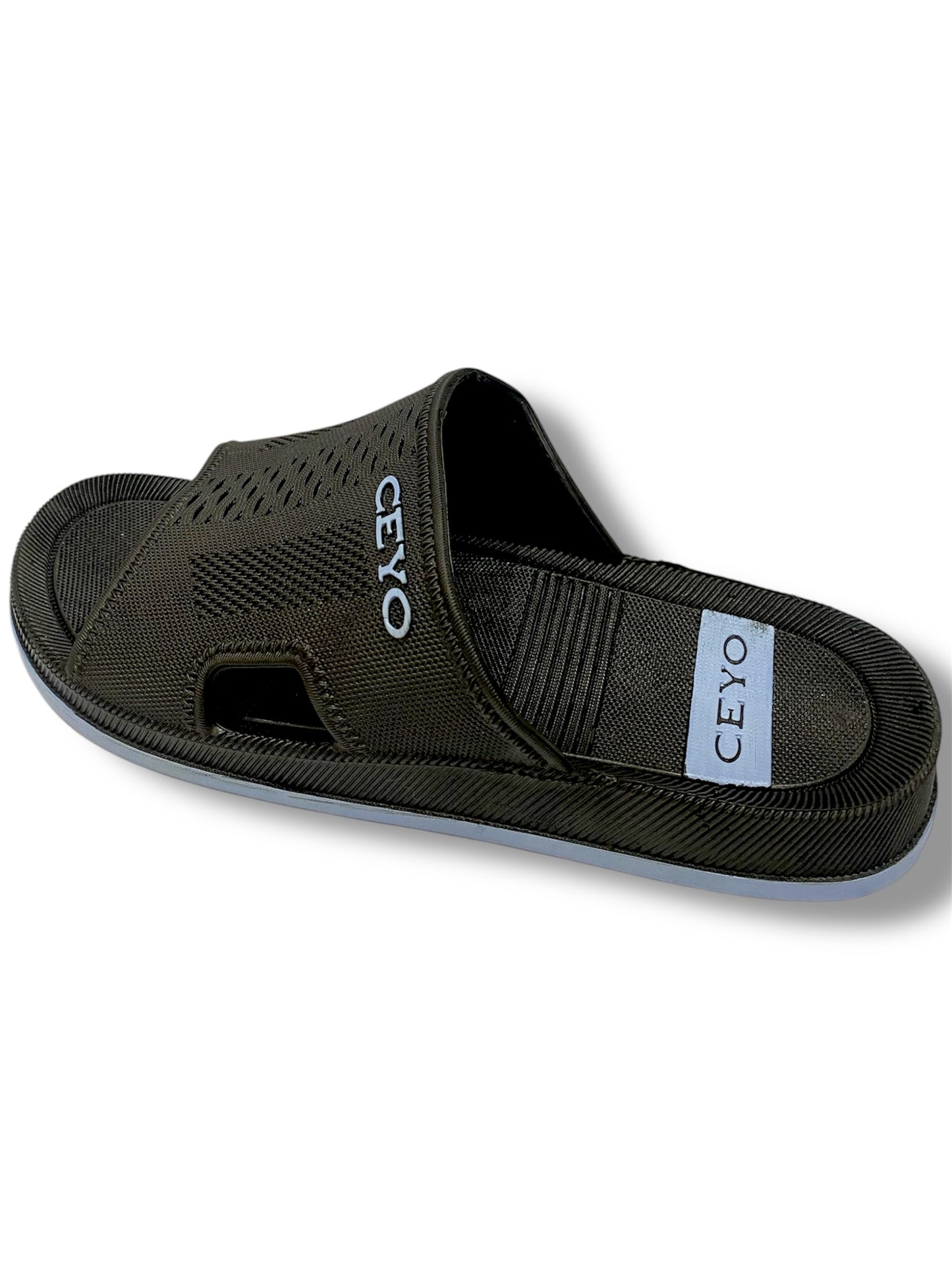 CEYO Rubber Sandals/Slippers Shoes - Waterproof - Soft And Comfortable - Black Color - P502