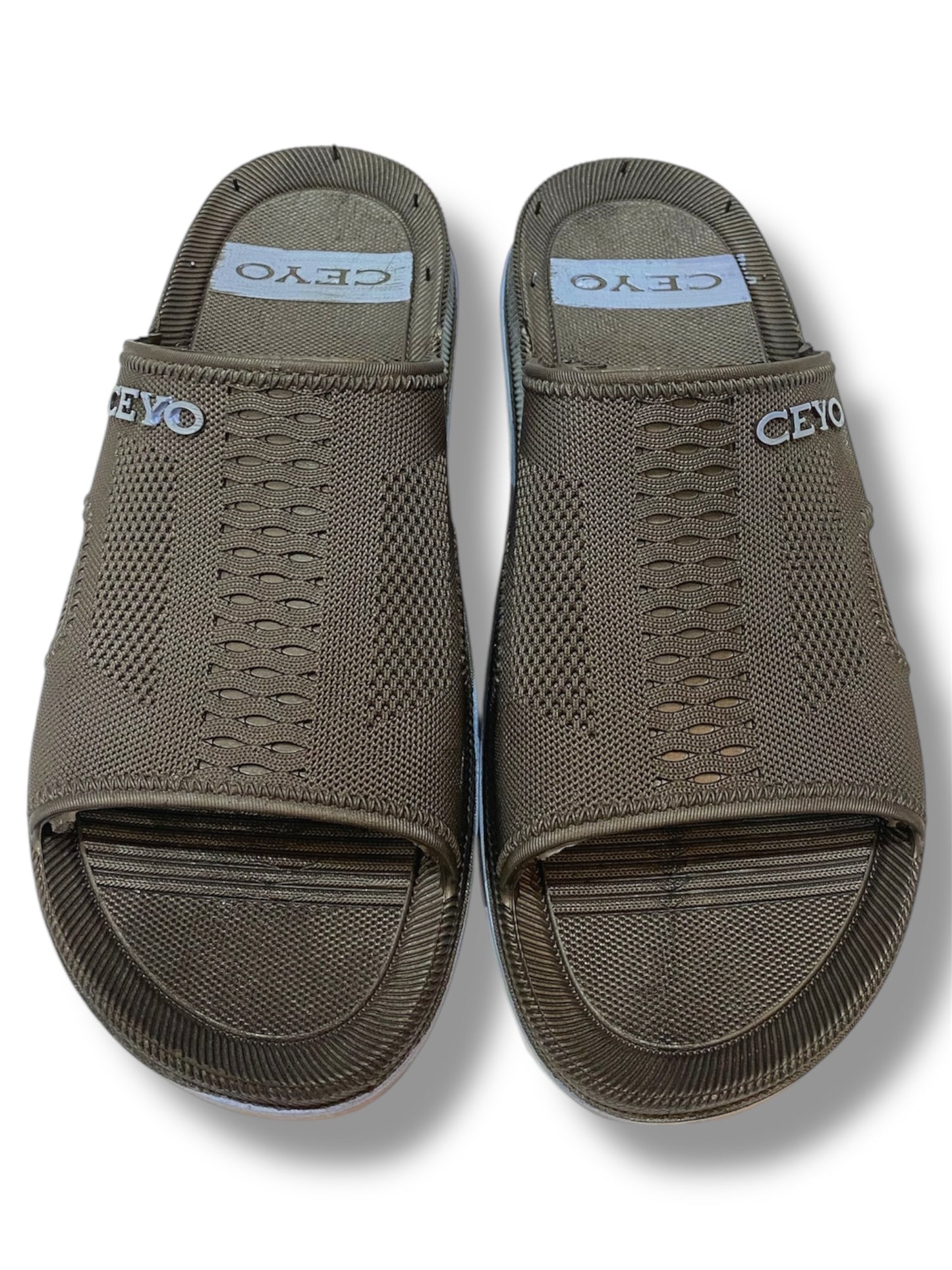 CEYO Rubber Sandals/Slippers Shoes - Waterproof - Soft And Comfortable - Black Color - P502