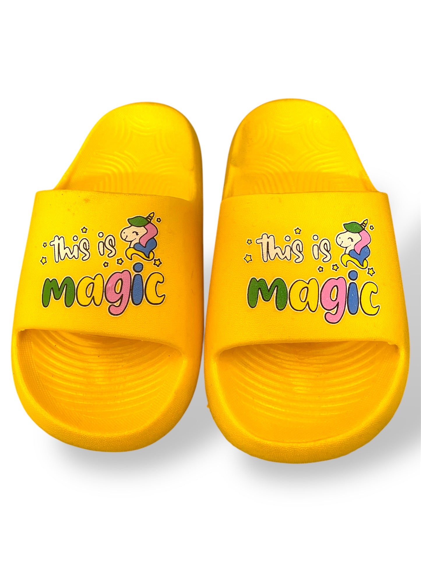 MAGIC Sandals/Slippers Shoes Kids - Waterproof - Soft And Comfortable - Yellow Color - P407C