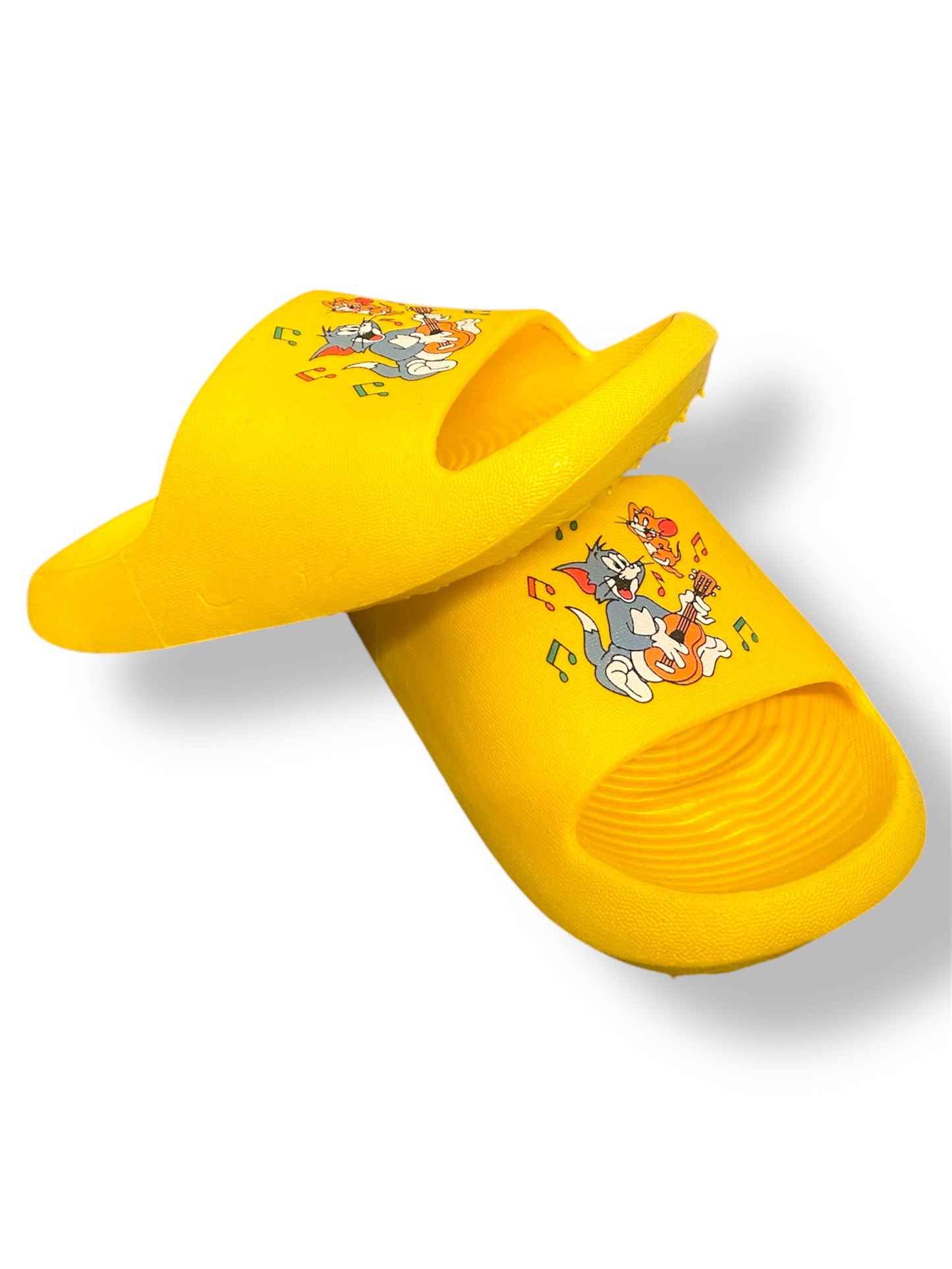 Tom & Jerry Sandals/Slippers Shoes Kids - Waterproof - Soft And Comfortable - Yellow Color - P407D