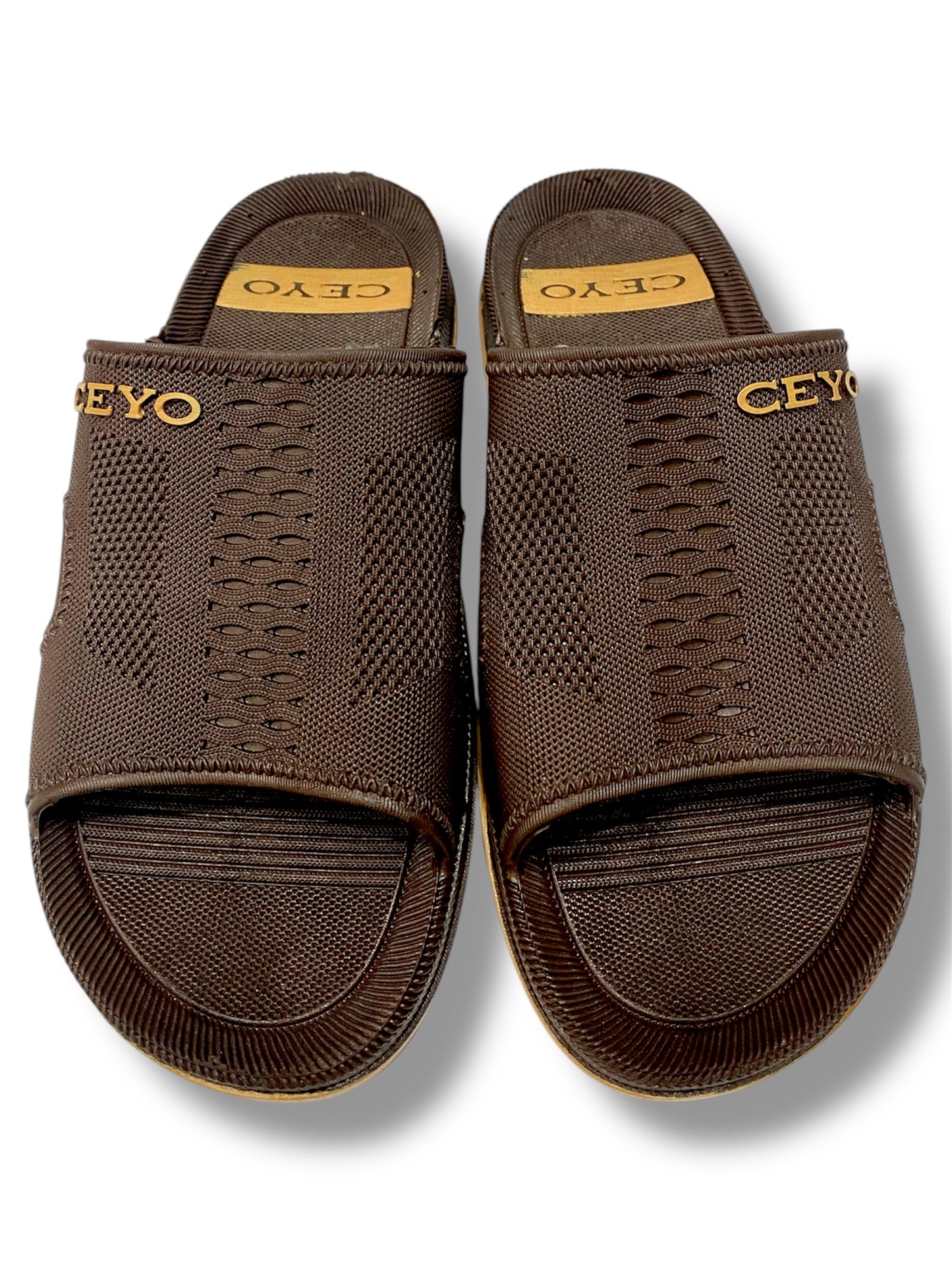 CEYO Rubber Sandals/Slippers Shoes - Waterproof - Soft And Comfortable - Brown Color - P502