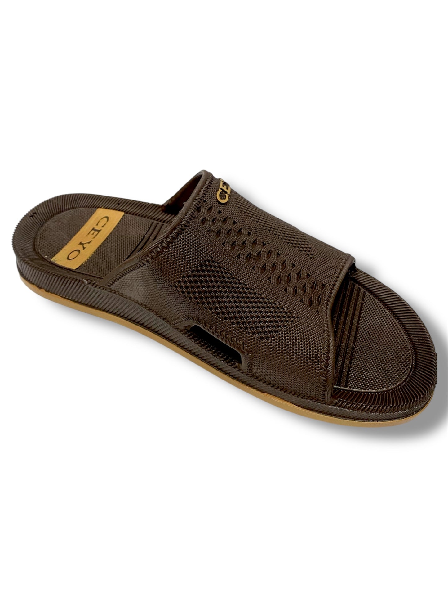 CEYO Rubber Sandals/Slippers Shoes - Waterproof - Soft And Comfortable - Brown Color - P502