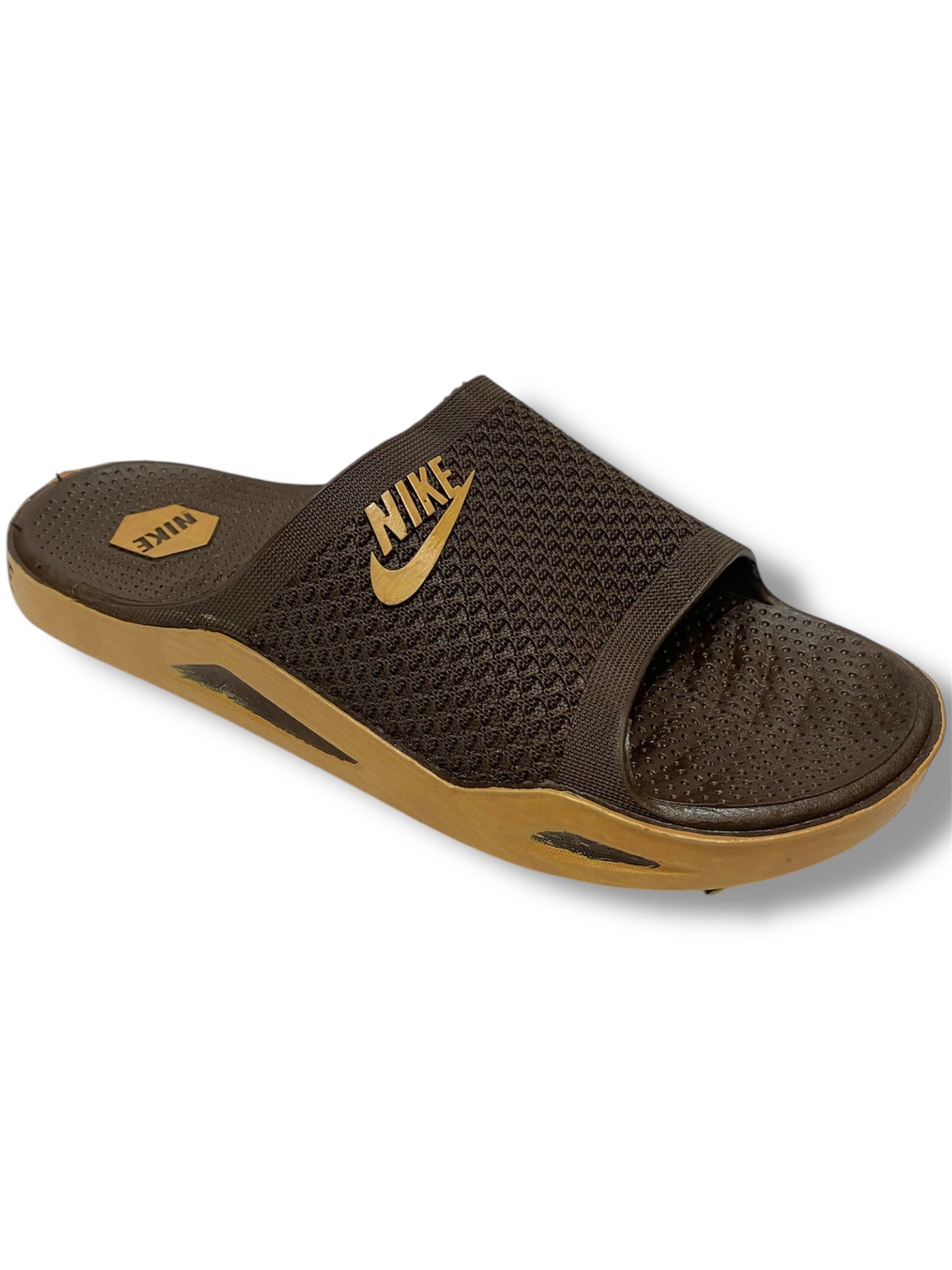 NIKE Rubber Sandals/Slippers Shoes - Waterproof - Soft And Comfortable - Brown Color - P504